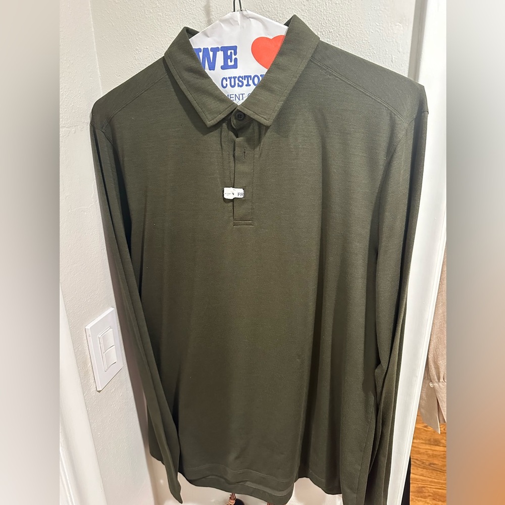 Lululemon men’s long sleeve polo